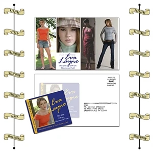 Magna-peel (tm) - Announcement Postcard (8.5 X 5.25) With 3.5 X 4 Magnet