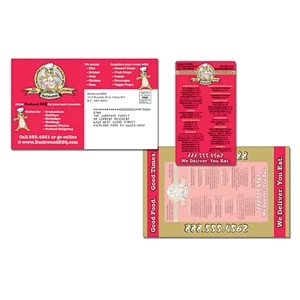 Magna-peel (tm) - Delivery Peel Postcard (8.5 X 5.25) With 3.5 X 6 Magnet