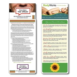 Magna-card (tm) - Magnet - Business Card - Custom (3.5" X 9") - Uv Coated