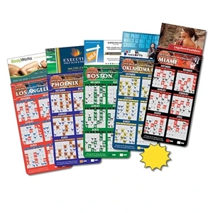 Magna-card (tm) - Magnet-business Card-basketball Schedules (3.5 X 9). Available To Ship In September