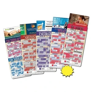 Magna-card (tm) - Magnet - Business Card - Baseball Schedules (3.5" X 9"). Available To Ship In March