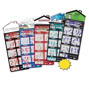 Magna-card (tm) - Magnet - House Shape - Hockey Schedules (3.5" X 9"). Available To Ship In September