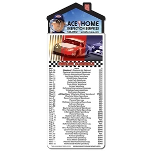 Magna-card (tm) - Magnet - House Shape - Narcar Racing Schedules (3.5 X 9)