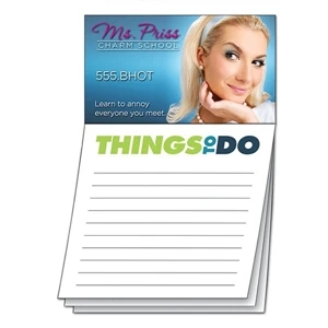 Stik-on (r) Magna-note - Magnet - Business Card - Stock Things To Do. Two Great Products In One!