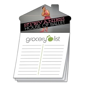 Stik-on (r) Magna-note - House Magnet - Stock Grocery List. Two Great Products In One!