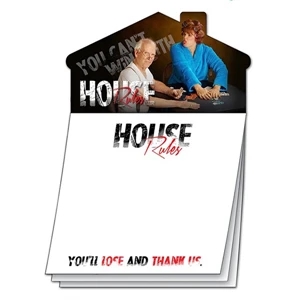 Stik-on (r) Magna-note - Custom 3.5 X 3.5, 50-sheet Pad With House Magnet. Two Great Products In One!