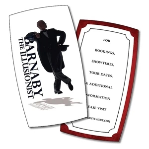 B. Unique - Extra-thick Uv-coated (1s) Paper Business Card (3.5x2) - Shape