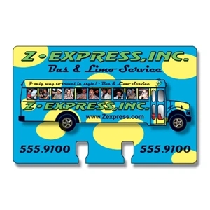 Extra-thick Uv-coated (1s) Rotary Card - Full Tab (approx. 4 X 2.5625) - 14 Pt