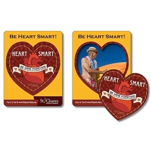 Tuffmag (tm) - Magnet - Picture Frame Heart Punch (3.5" X 4.5") - Outdoor Safe