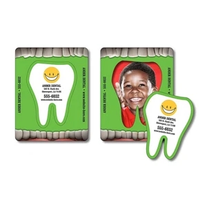 Tuffmag (tm) - Magnet - Picture Frame Tooth Punch (3.5" X 4.5") - Outdoor Safe