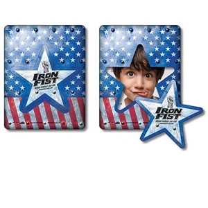 Tuffmag (tm) - Magnet - Picture Frame Star Punch 3.5" X 4.5" - Outdoor Safe