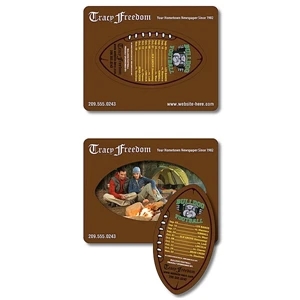 Tuffmag (tm) - Magnet - Picture Frame Football Punch. 3.5" X 4.5" - Outdoor Safe