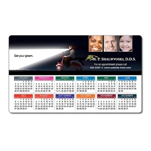 Health Calendar Magnet - 3.5" X 6" Rectangle With Round Corners - 25 Mil