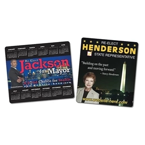 Political Calendar Magnet - 3.5" X 4" Rectangle With Round Corners - 25 Mil