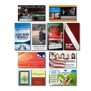 Business Card Magnet - 3.5" X 2" Rectangle With Square Corners - 25 Mil