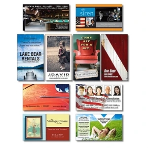 Business Card Magnet - 3.5" X 2" Rectangle With Square Corners - 30 Mil