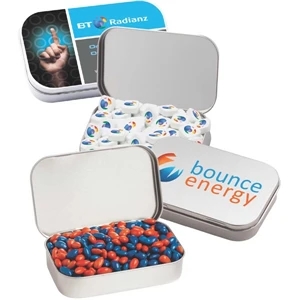 Gemmies (r) - Chocolate Covered Sunflower Seeds In A Large 3.6875" X 1.3125" X 8.125" Tin