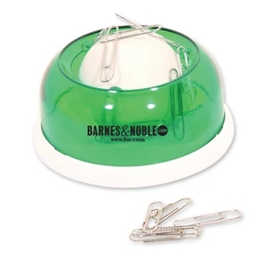 Green - Rolling Paper Clip Dispenser. Closeout Price. Available While Supplies Last