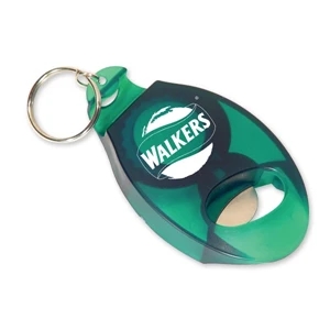 Translucent Green - Bottle Opener. Closeout Price! Available While Supplies Last!
