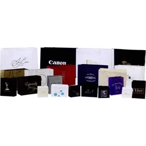 Eurotote - Matte White Laminated Eurotote Shopping Bag. 6 1/2" X 3 1/2" X 6 1/2"