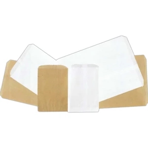Natural Special Size Paper Merchandise Bag With Hot Foil Stamp. 10" X 13"