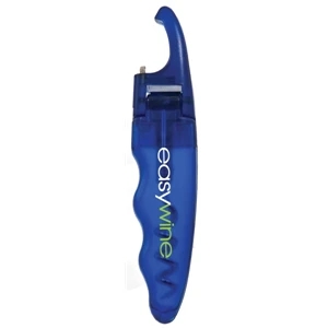 Translucent Blue - Unique Hidden Corkscrew And Bottle Opener Combination