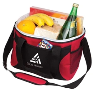 The Biggie - Cooler Bag, Red, With Extra Long Adjustable Detachable Shoulder Strap