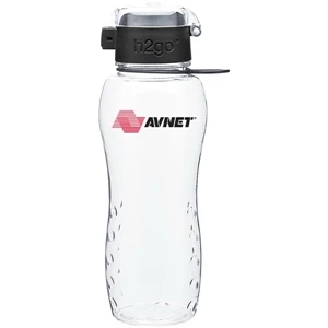 H2go (r) Zuma - Clear - 24 Oz Single Wall (bpa Free) Eastman Tritan (tm) Copolyester Bottle With Flip Lid