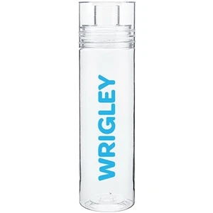 H2go (r) Trio - Clear - 20 Oz Single Wall (bpa Free) Eastman Tritan (tm) Copolyester Bottle With Threaded Lid