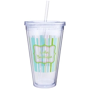 Spirit - 24 Oz Double Wall Acrylic Tumbler With Straw For Printing Inside And Out