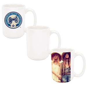 The Best Selling 15oz Photo Mug Is Perfect For Promotions, Gifts, And Much More!