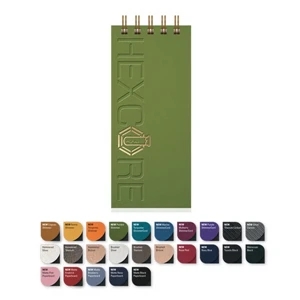 Deluxe Cover 3" X 7" Reporter Pad With 100 Sheets Ruled Recycled Writing Paper