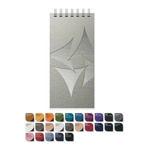 Deluxe Cover 4" X 8.5" Reporter Pad With 100 Sheets Ruled Recycled Writing Paper