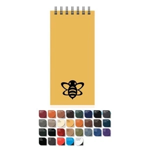 Luxury Cover 4" X 8.5" Reporter Pad With 100 Sheets Ruled Recycled Writing Paper