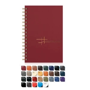Seminar Pad 5.5" X 8.5", With 100 Sheets Ruled Recycled Paper And Luxury Cover