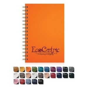 Seminar Pad 5.5" X 8.5", With 100 Sheets Ruled Recycled Paper And Deluxe Cover