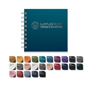 Deluxe Cover 5" X 5" Square Note Pad Journal With 100 Sheets Ruled Paper
