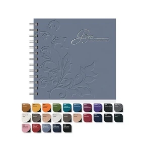 Deluxe Cover 7" X 7" Square Note Pad Journal With 100 Sheets Ruled Paper