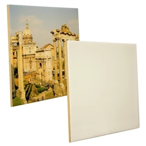 This Ceramic Photo Tile Features The Best In Sublimation Coating, 8" X 12"