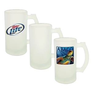 This Frosted Glass Beer Stein Is Perfect For Promotions, Events, And More!