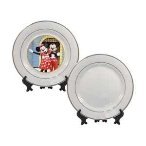 Finely-crafted Decorative Plate Has The Appeal Of Fine China With O The Price Tag, 8"