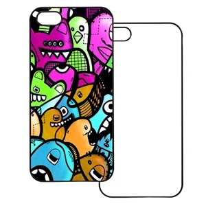 Black - This High-demand Black Iphone 5/5s Case Is The Latest In Sublimation Covers