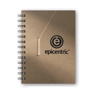 Ecotuc Journal (tm) - Small Journal With A Tuck-in Style Made From 100% Recycled Paperboard Cover