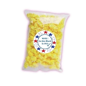 Popcorn Dude - Gourmet Popcorn Single (butter). Butter Popcorn In Clear Bag