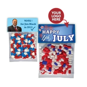 Candy King - Large Candy Bag (with Header Card) With Candy Stars. Star Shaped Candy In Bag