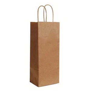 Natural Kraft Shopping Bag (5.5" x 3.25" x 12.5")
