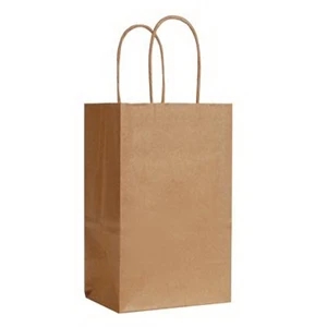 Natural Kraft S.E. Shopping Bag (5.5" x 3.25" x 8.375")