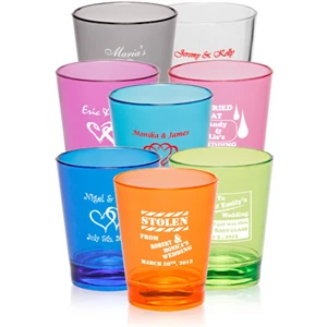 1.5 oz. Translucent Plastic Shot Glasses