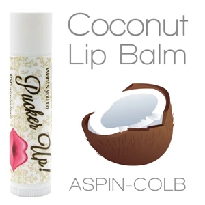 Coconut Lip Balm Made With Natural And Organic Ingredients. Contains Spf 15