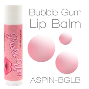 Bubblegum Lip Balm Made With Natural And Organic Ingredients. Contains Spf 15